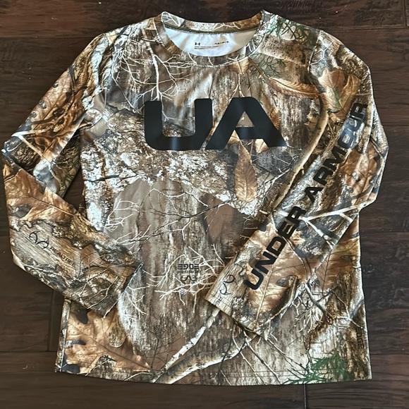 Under Armour Camo Youth Long Sleeve - Picture 1 of 2